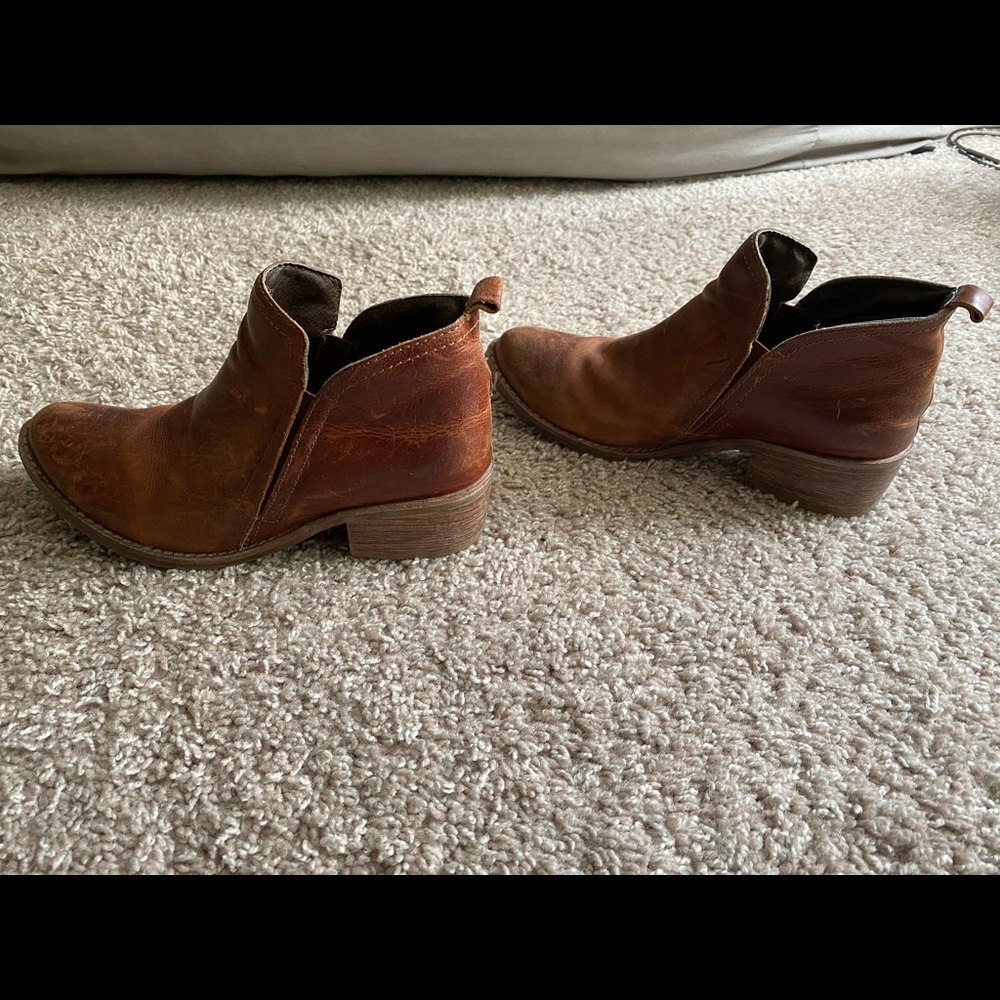 Brown booties